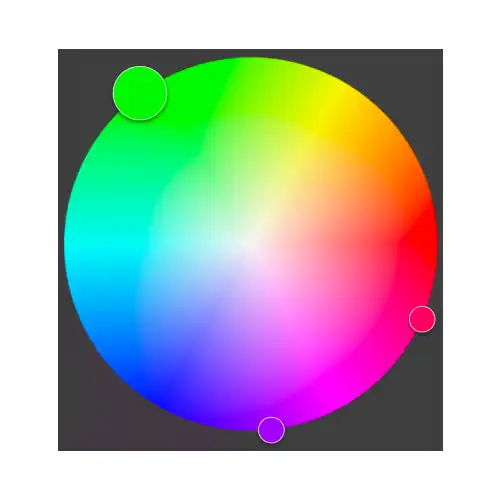 Split Complementary Colour Harmony